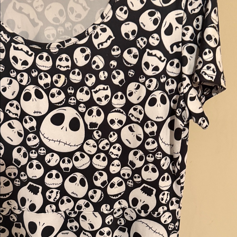 Nightmare Before Christmas Jack Skellington Print Dress - Picture 3 of 5